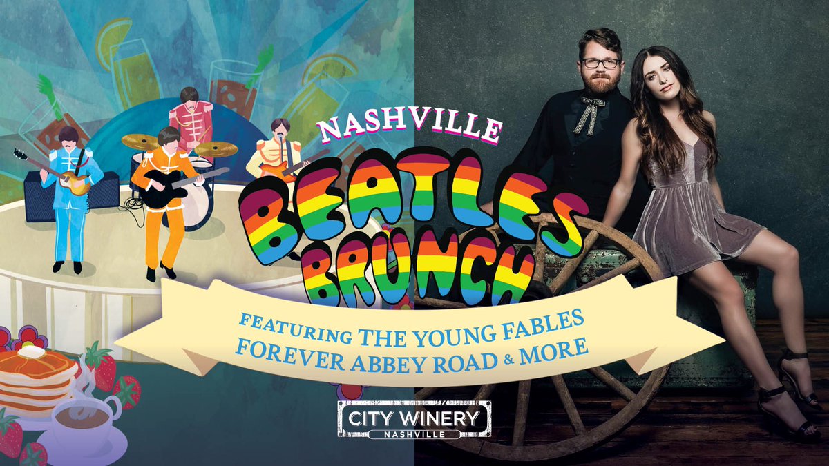 ForeverAbbeyRd's tweet photo. November 26 at @CityWineryNSH with @theyoungfables Beatles Brunch show from 12-2. @NashBeatles #nashvillebrunch @nashvillenoise https://t.co/sU97bUYrkw