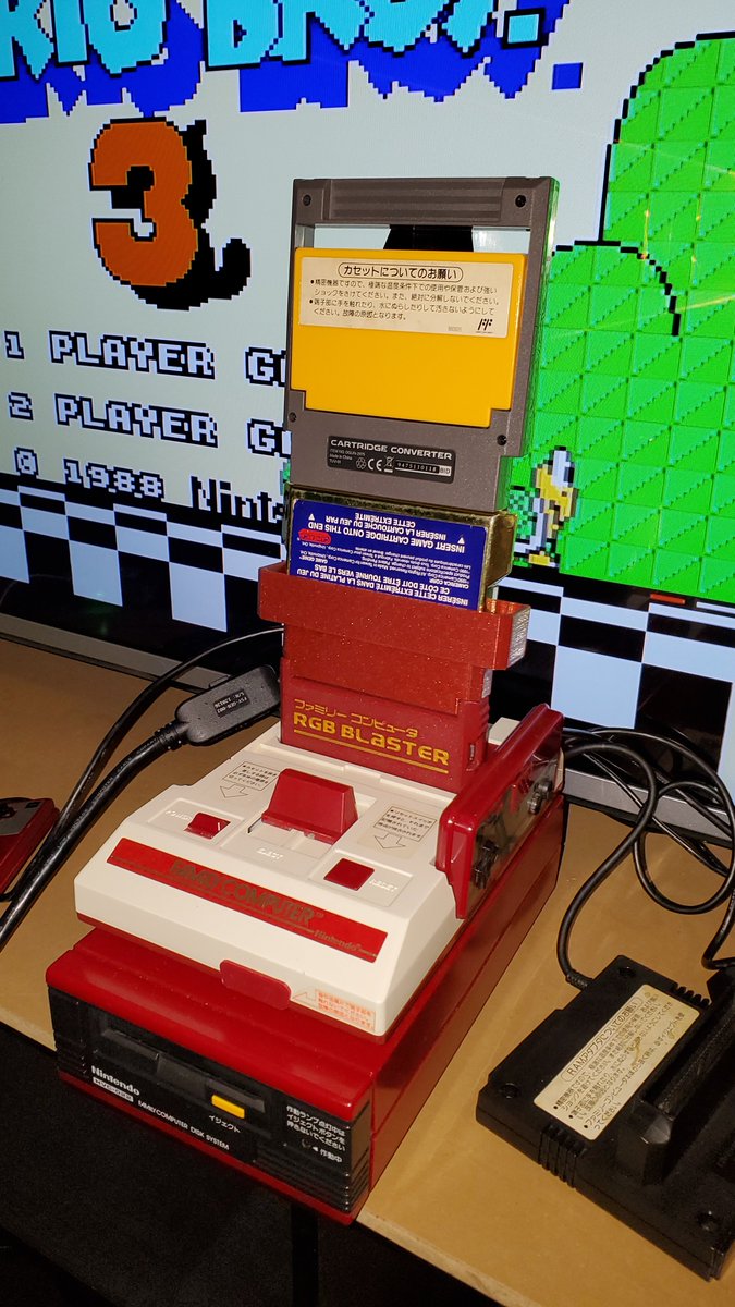 VGMaps's tweet photo. The #Nintendo #Famicom Tower Of Power. #GameGenie #RGBBlaster #FamicomDiskSystem #NES https://t.co/afdNjbHNWT