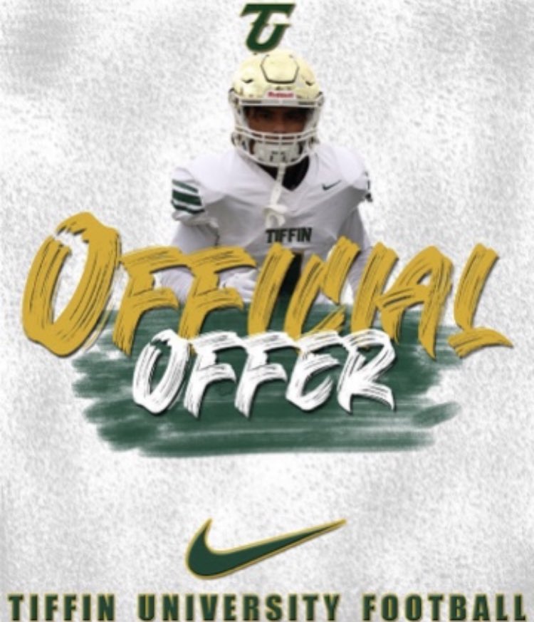TheChosenKid_'s tweet photo. After a great conversation with coach zych I'm proud to announce I have received my second offer from Tiffin University #AGTG @WPHS_Exposure @Buku__302 https://t.co/2gDWndJ7y8