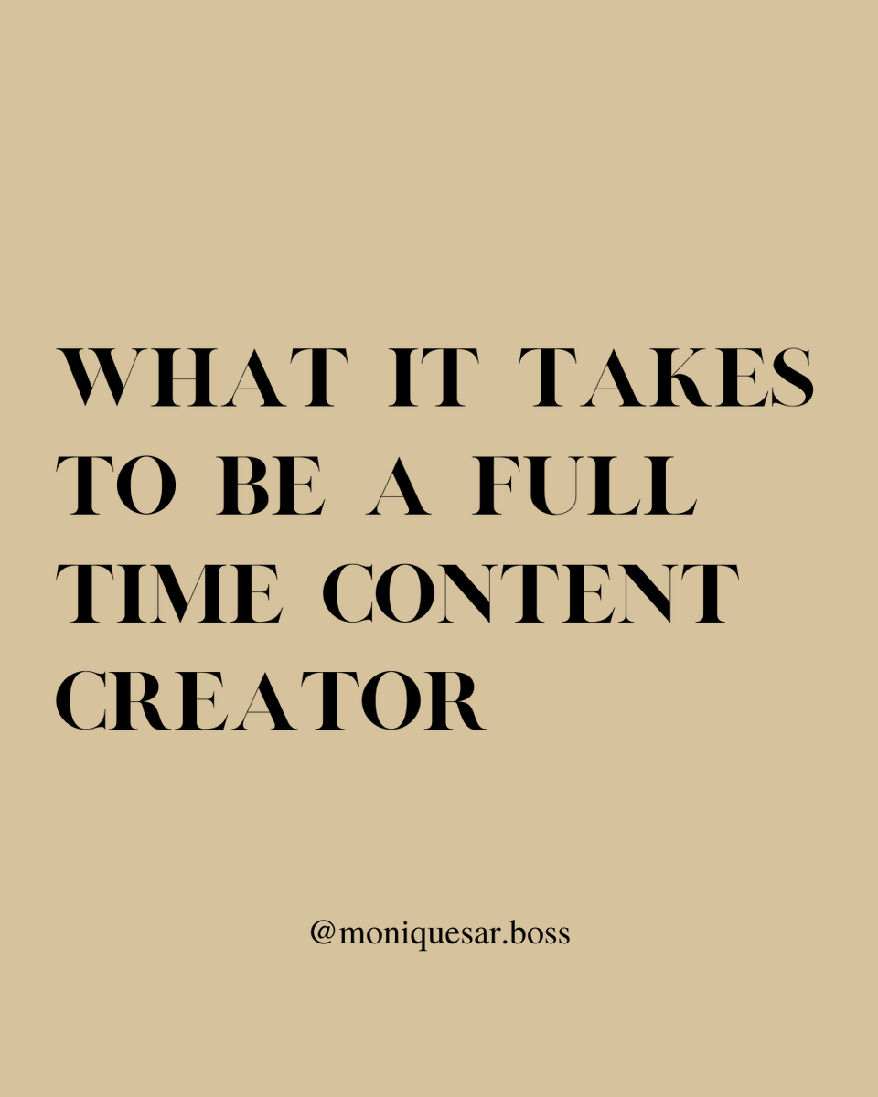 moniquesar_boss's tweet image. Becoming a full-time content creator means:

Passion, Consistency, Diversify platforms, Engage, Quality over quantity, Personal brand, Monetize strategically, Adaptability, Time management, Resilience &amp;amp; Patience 

Every journey is unique. Embrace it! #ContentCreatorTips