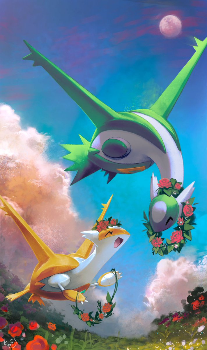 koriArredondo's tweet photo. Shiny Latios and Latias ✨

something from 2021

#pokemon #fanart #shinypokemon #latios #latias https://t.co/mN88XXSlxA