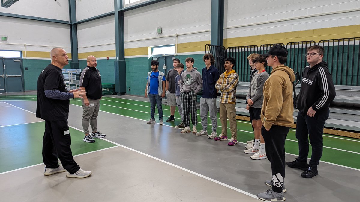 SptsOffCare's tweet photo. Just a few pics from our Game On clinic at Westfield High School in Indianapolis with sports officials from @NCAA @MLS and @NFL! https://t.co/mcZqS7iPxY