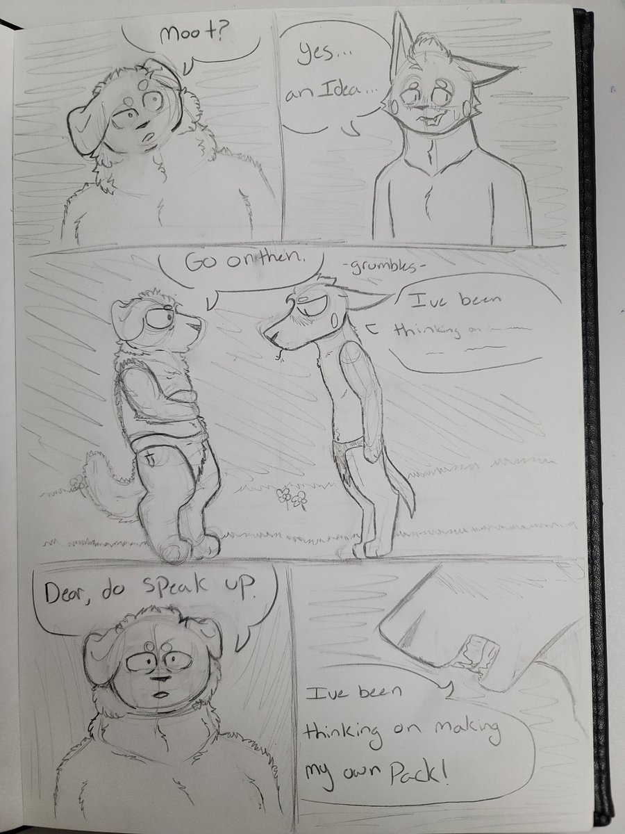 Shrimpycomics's tweet photo. Pg.5

Hmmm... what did he say?!

#art #Aziraphale #Crowley
 #furry #furryart #drawing #GoodOmens #GoodOmens2 #GoodOmensFanArt #aziracrow #au #pencildrawing #ComicArt #AlphaBetaOmega #Comic https://t.co/7jjWharmxu