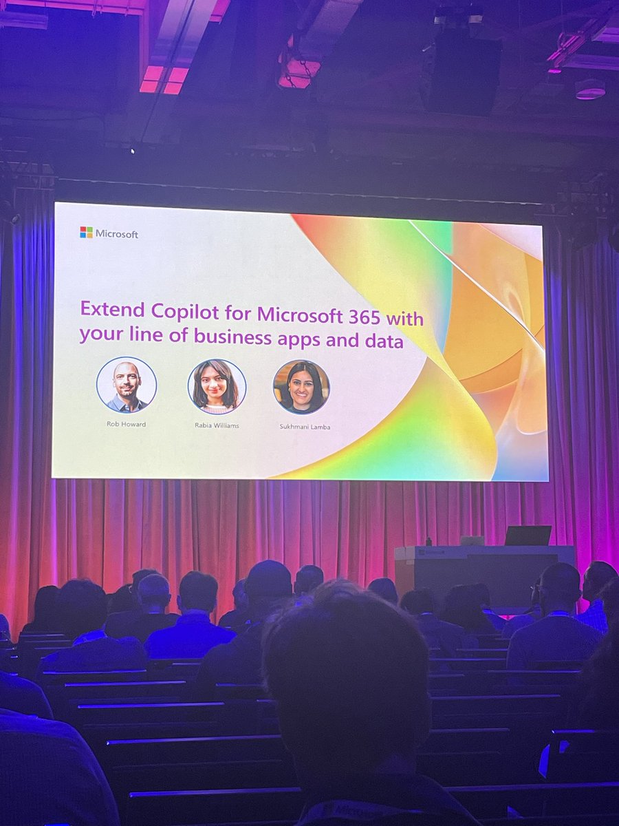 All set for a very interesting last session of the day at Microsoft Ignite! #onequorum #msignite @QNRLtweets #Copilot