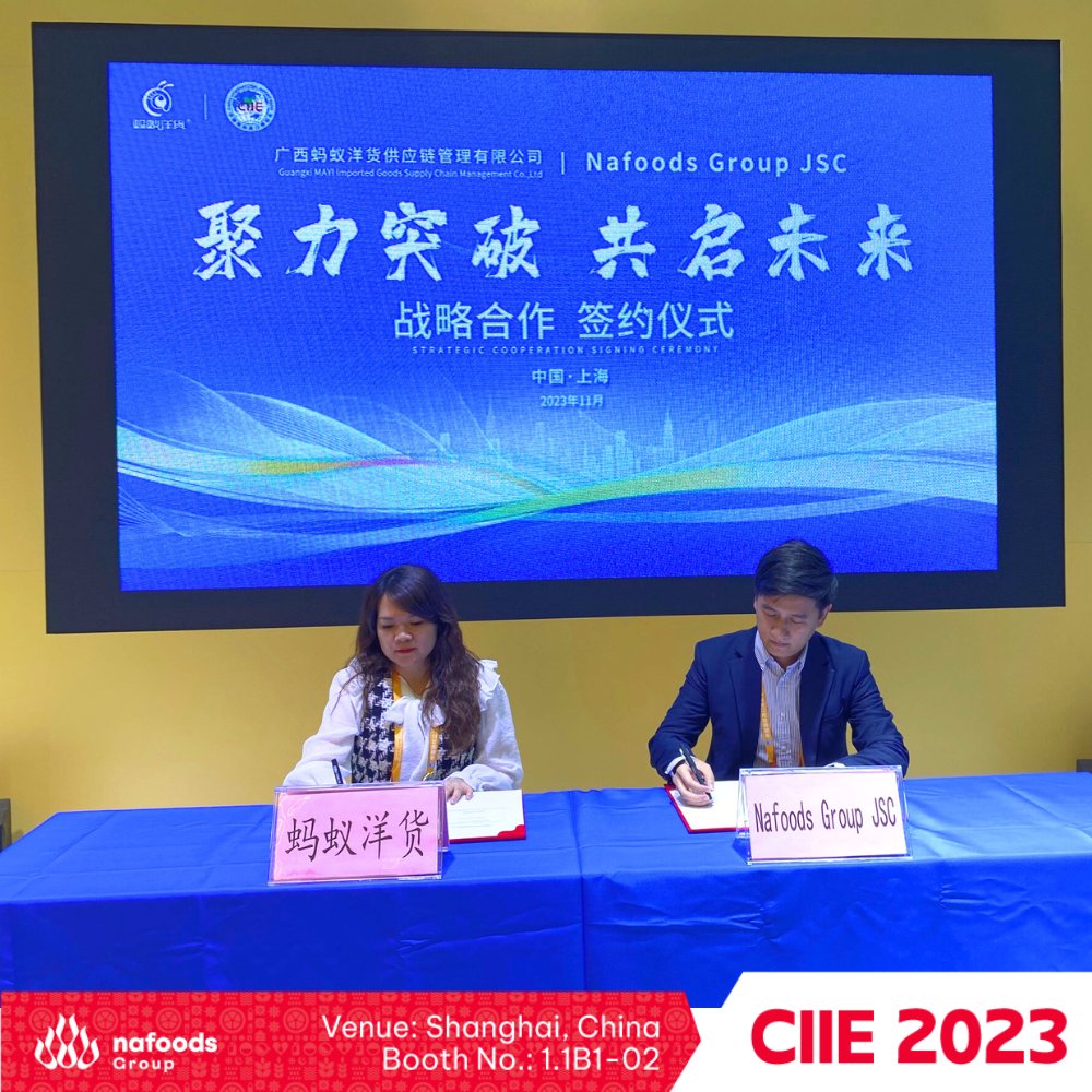 Nafoods's tweet photo. [𝐍𝐚𝐟𝐨𝐨𝐝𝐬 𝐱 𝐀𝐧𝐭 𝐅𝐨𝐫𝐞𝐢𝐠𝐧 𝐆𝐨𝐨𝐝𝐬]
Nafoods has formed a strategic partnership with Guangxi Ant Foreign Goods Supply Chain Management.  Our focus is to develop key products, fortify business ties, and collectively support international market endeavors in China. https://t.co/6HaU7PfReJ