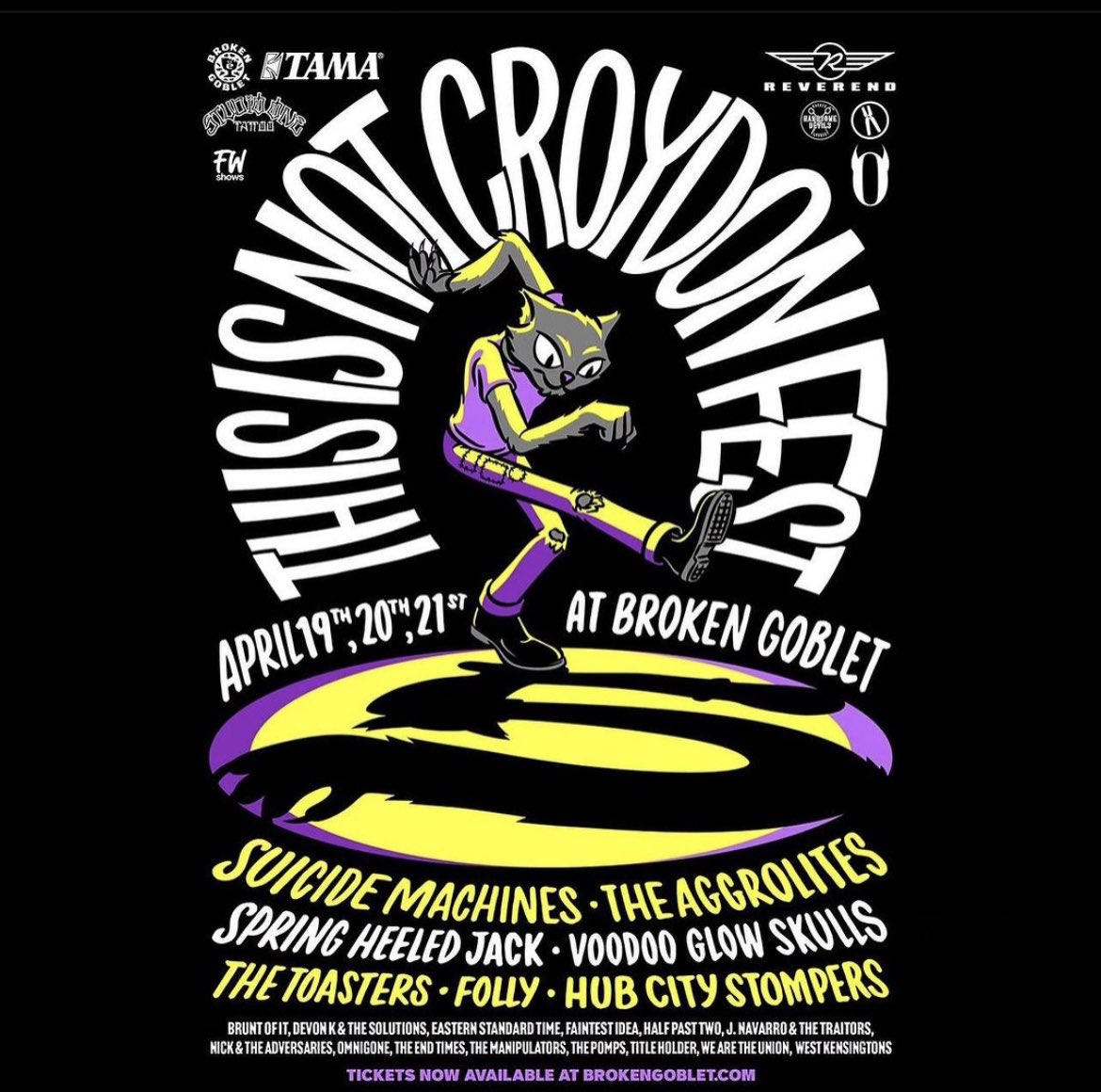 Efbystereo's tweet photo. 4/20 @voodooglowskulls are heading to to Bensalem, PA for @thisisnotcroydonfest with our homies @suicidemachinesdetroit @theaggrolites @springheeledjackusa @toastersnyc @follynj @hub_city_stompers. Let’s do this east coast fam! #voodooglowskulls #thisisnotcroydonfest https://t.co/gAgSlAD7YW