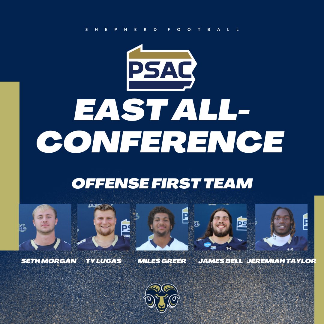 SURamsFootball's tweet photo. Congratulations to our PSAC East All-Conference First and Second Team Recipients!

#ALLIN https://t.co/kwmHQG3bPz
