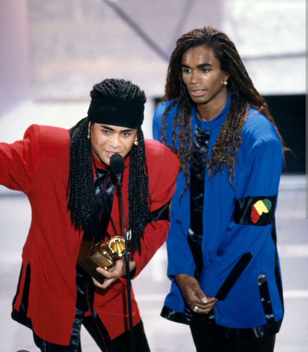 GoDocYourself's tweet photo. Why not focus the public outcry on the music industry moguls? Well, it's just better for these two 20-somethings to take the heat, right?  The Erins say NO!
#80smusic #MilliVanilli #Pop #GenX #Documentary #ParamountPlus https://t.co/nGhxH2mpCs