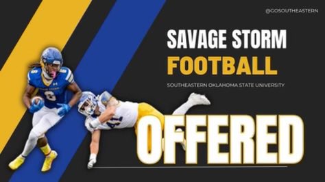 Levay Duncan Jr (@l3vayyy) on Twitter photo Blessed to receive an offer from Southeastern Oklahoma State University 🙏🏾
@RainwaterAlex <a href="/Coach_SAnthony/">Spencer Anthony</a>
<a href="/CoachHurts2/">Averion Hurts</a> <a href="/CoachSmez/">Coach Smesny</a> <a href="/REL_Ganders/">Baytown Lee High School</a> Blessed to receive an offer from Southeastern Oklahoma State University 🙏🏾
@RainwaterAlex <a href="/Coach_SAnthony/">Spencer Anthony</a>
<a href="/CoachHurts2/">Averion Hurts</a> <a href="/CoachSmez/">Coach Smesny</a> <a href="/REL_Ganders/">Baytown Lee High School</a>