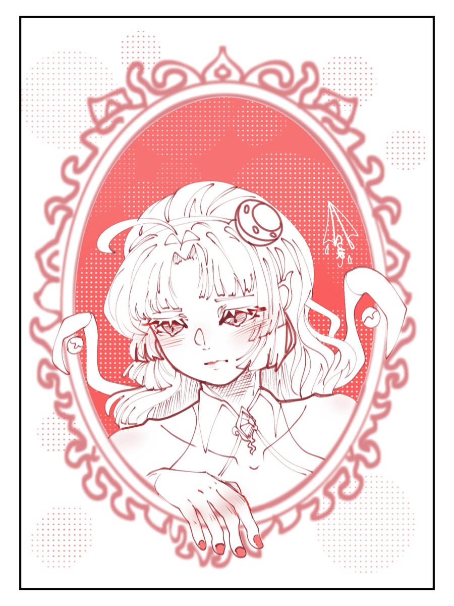 My friend drawn my little girl thank you so much looks so amazing 💗