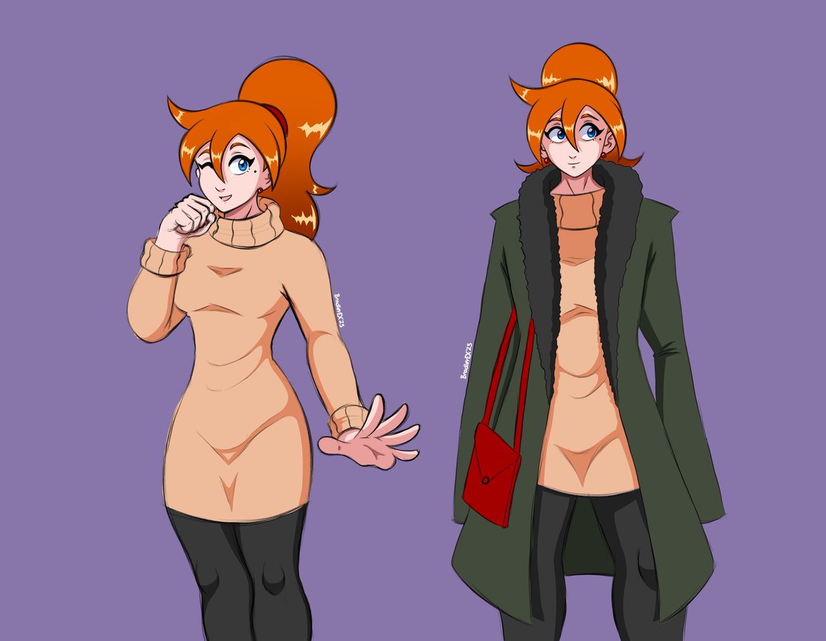 Bradders_Artist's tweet photo. Ready for winter ❄️ 
#BurningSaffron #OriginalCharacter #OC https://t.co/nvQ992Jqmj