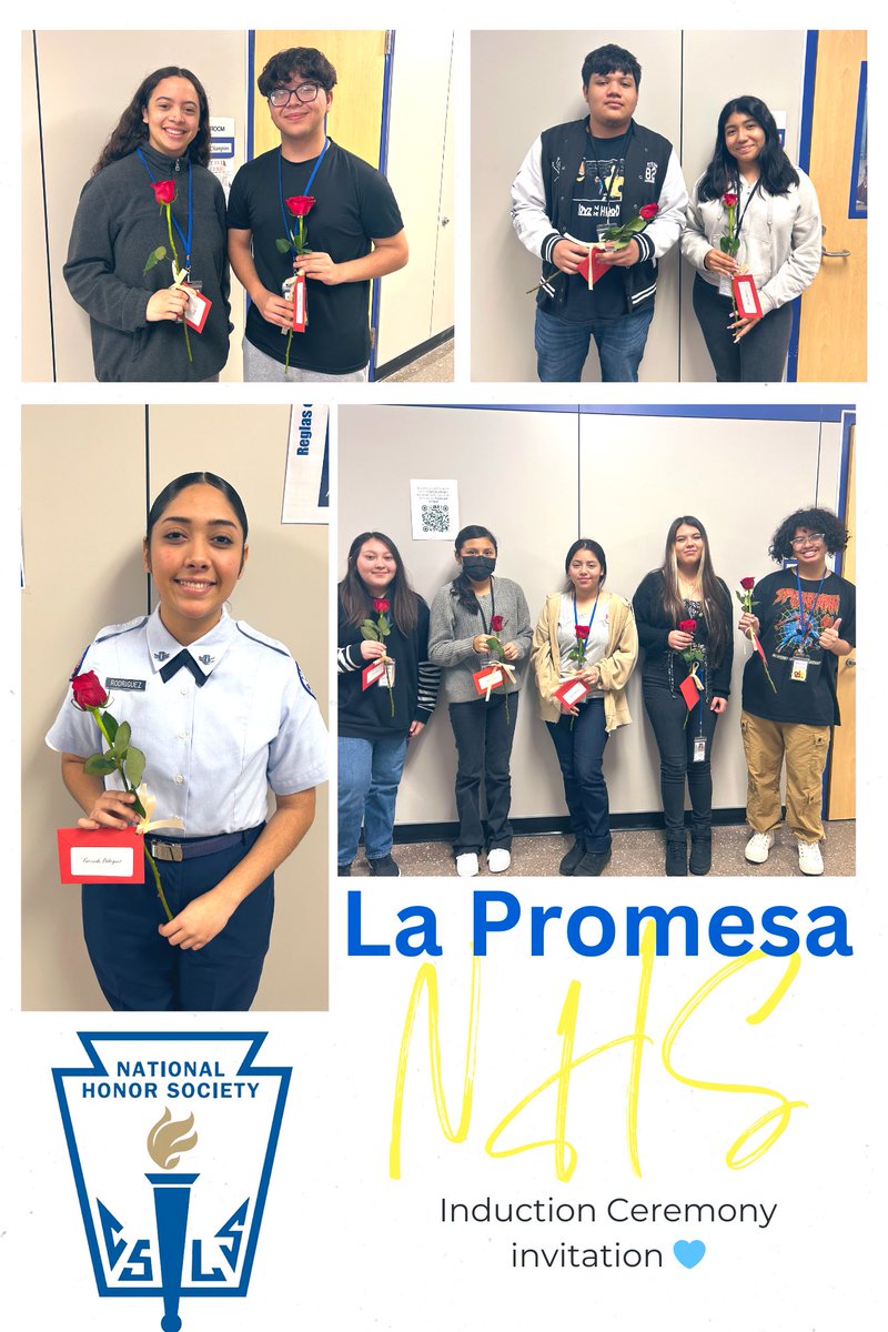 Our first #NHS induction ceremony invitation distributed today. What an exciting and memorable time for our students. <a href="/LaPromesa_AISD/">La Promesa</a> <a href="/affb_fernanda/">Fernanda F</a> <a href="/DBrogee/">Danny Brogee</a> <a href="/FACE_MsAguilera/">Cynthia Aguilera</a> <a href="/AldineISD/">Aldine ISD</a>