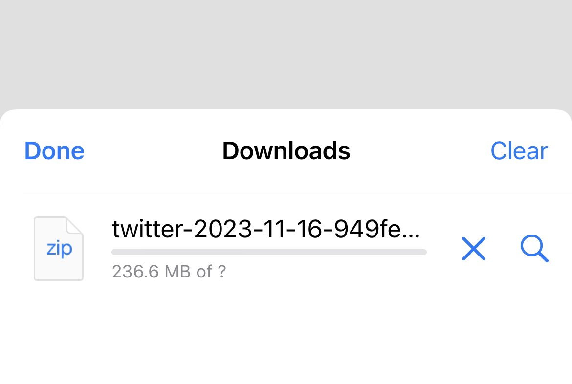 NelsonJests's tweet photo. I’m downloading my twitter archive to comb through to see if theres any good stand up material for one-liners. 

At 11K+ tweets since 2009, Twitter is probably the only diary I’ve never thrown away. 

Im gonna need a personal assistant to sort through this ⛰ of 🧠💩 https://t.co/3c50m2a0Jk