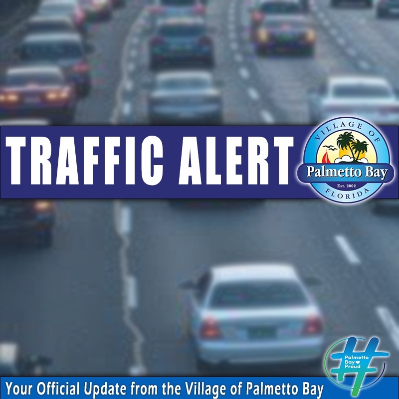 PalmettoBayVlg's tweet photo. TRAFFIC ALERT:  the traffic lights at the intersection of SW 152 Street and US 1 are out in all directions. Miami Dade County has been made aware of the issue and crews are expected to repair the lights tonight.  Please avoid the area if possible. 

#PBalwaysworkingforyou https://t.co/VIDAHFBkPi
