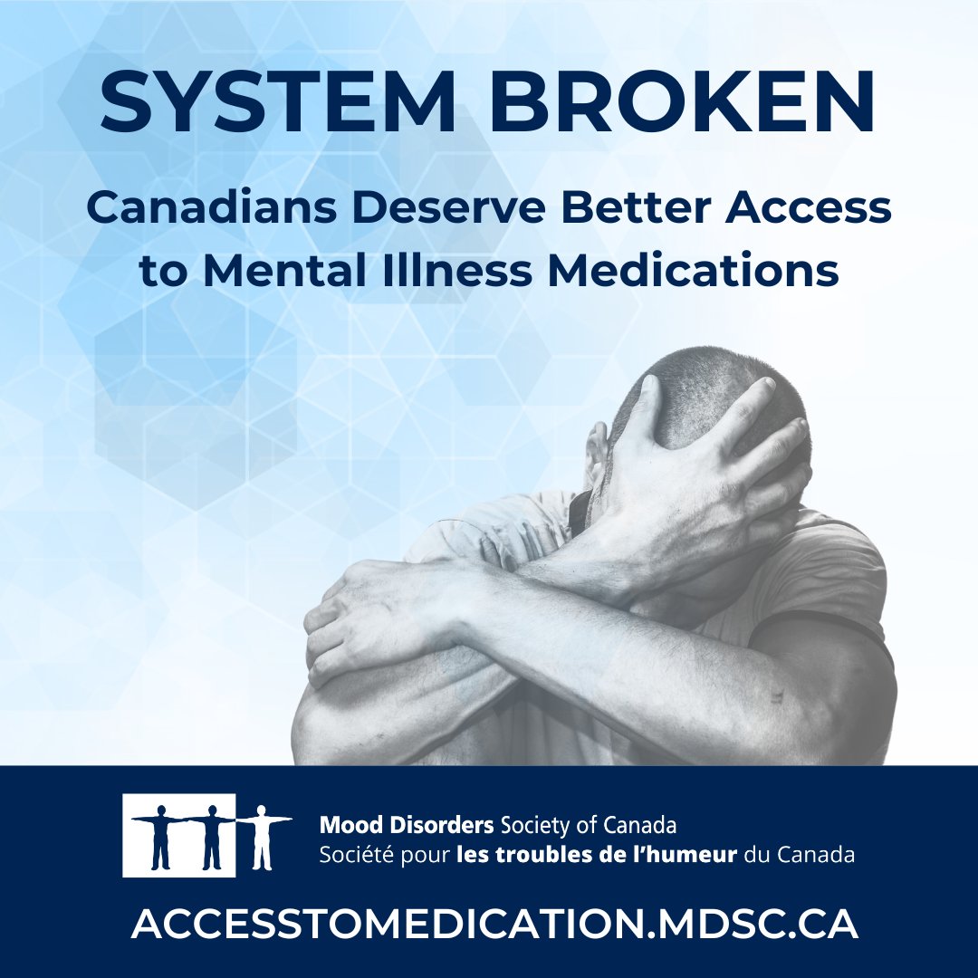 MoodDisordersCa's tweet image. Report reveals harsh truth: 54% of reimbursement reviews for new mental illness meds get a👎thumbs-down, compared to just 17% for non-oncology disorders. Time to tackle disparity and champion equity in mental illness coverage! AccessToMedication.mdsc.ca 
#SystemBroken #AccessToMeds