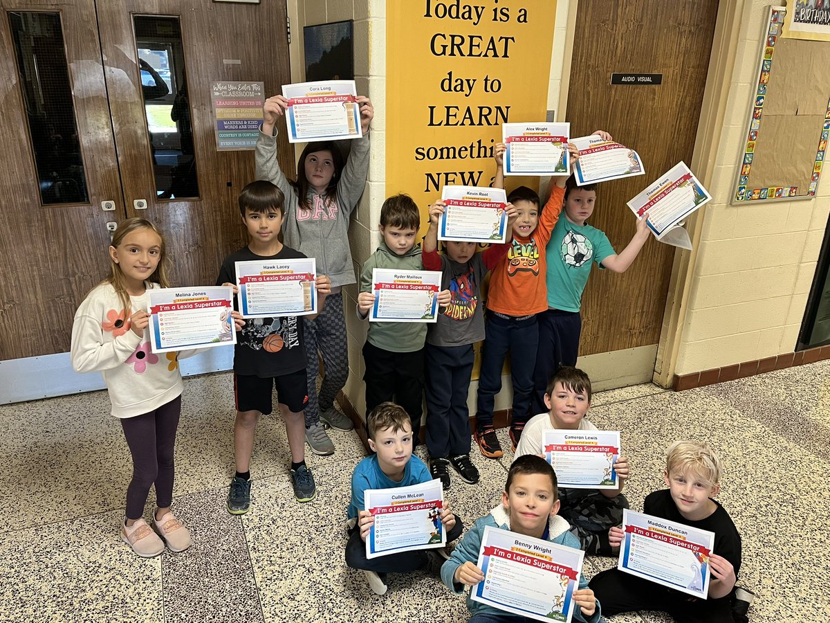 Our latest Lexia superstars!!!