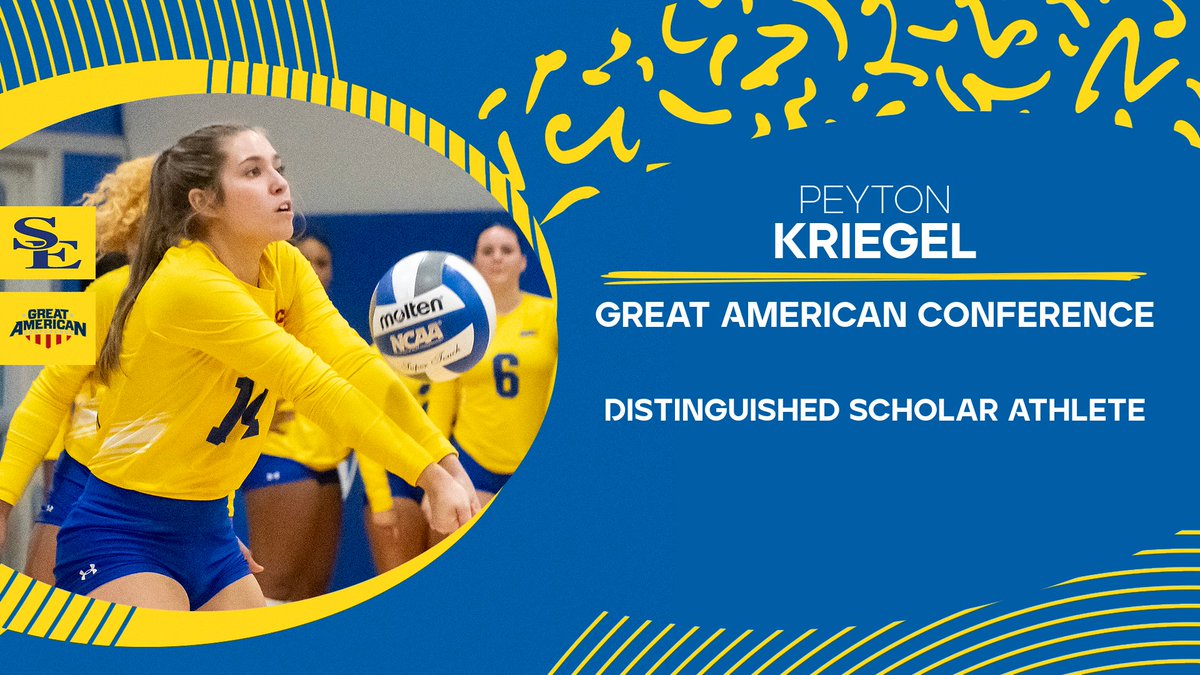 Congratulations Peyton Kriegel on earning 2023 GAC Distinguished Scholar Athlete Honors.
<a href="/GoSoutheastern/">Southeastern Athletics</a>
#GoSoutheastern | #StormChaSE
