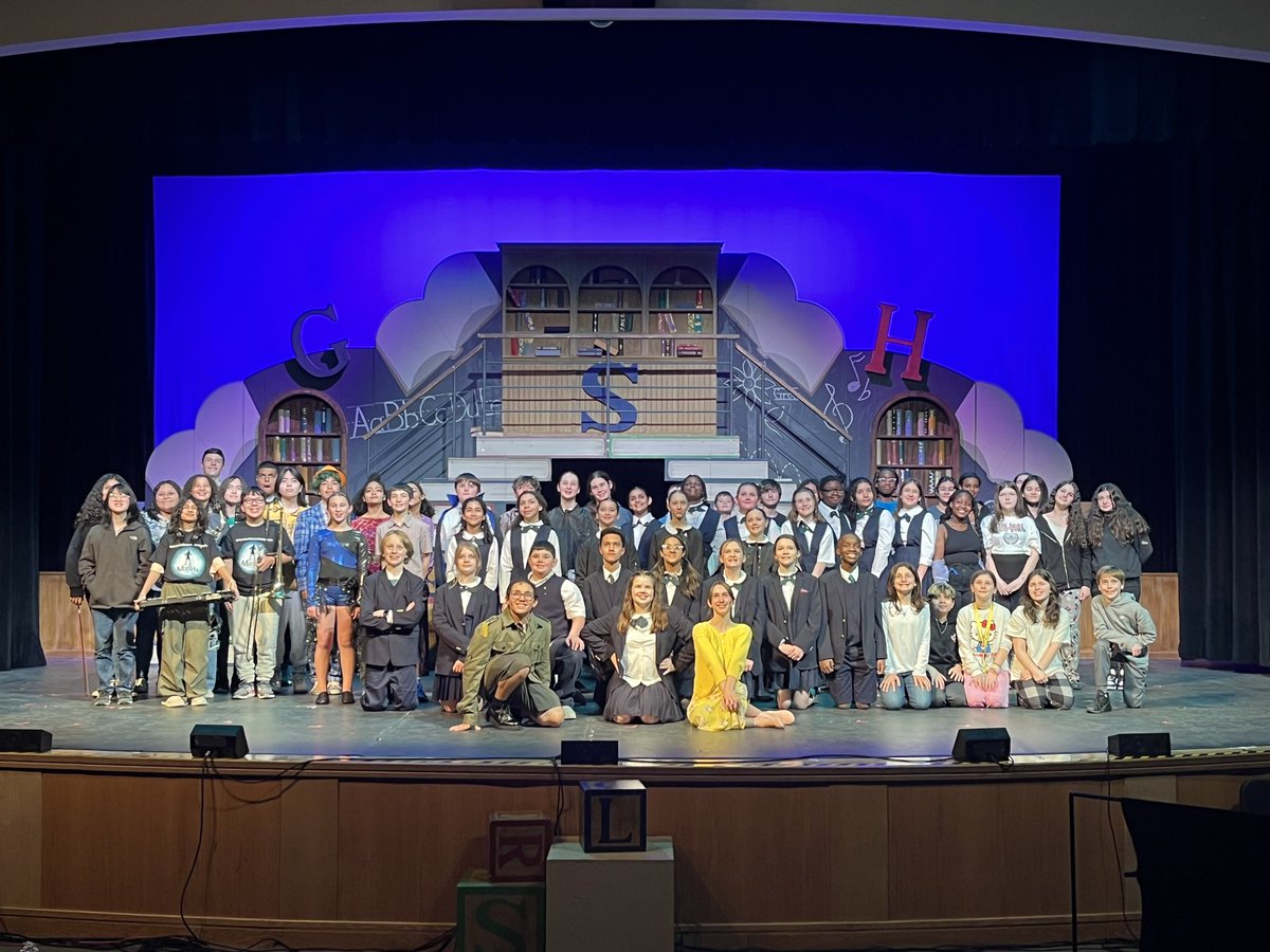 Matilda Jr. Cast, Crew &amp; Pit Orchestra 2023 🎶
Sensory Friendly Performance tomorrow 7pm - email cdupuis@framingham.k12.ma.us to reserve a seat. 
Regular shows are Friday(11/17) and Saturday (11/18) go to showtix4u.com for tickets. 🎶