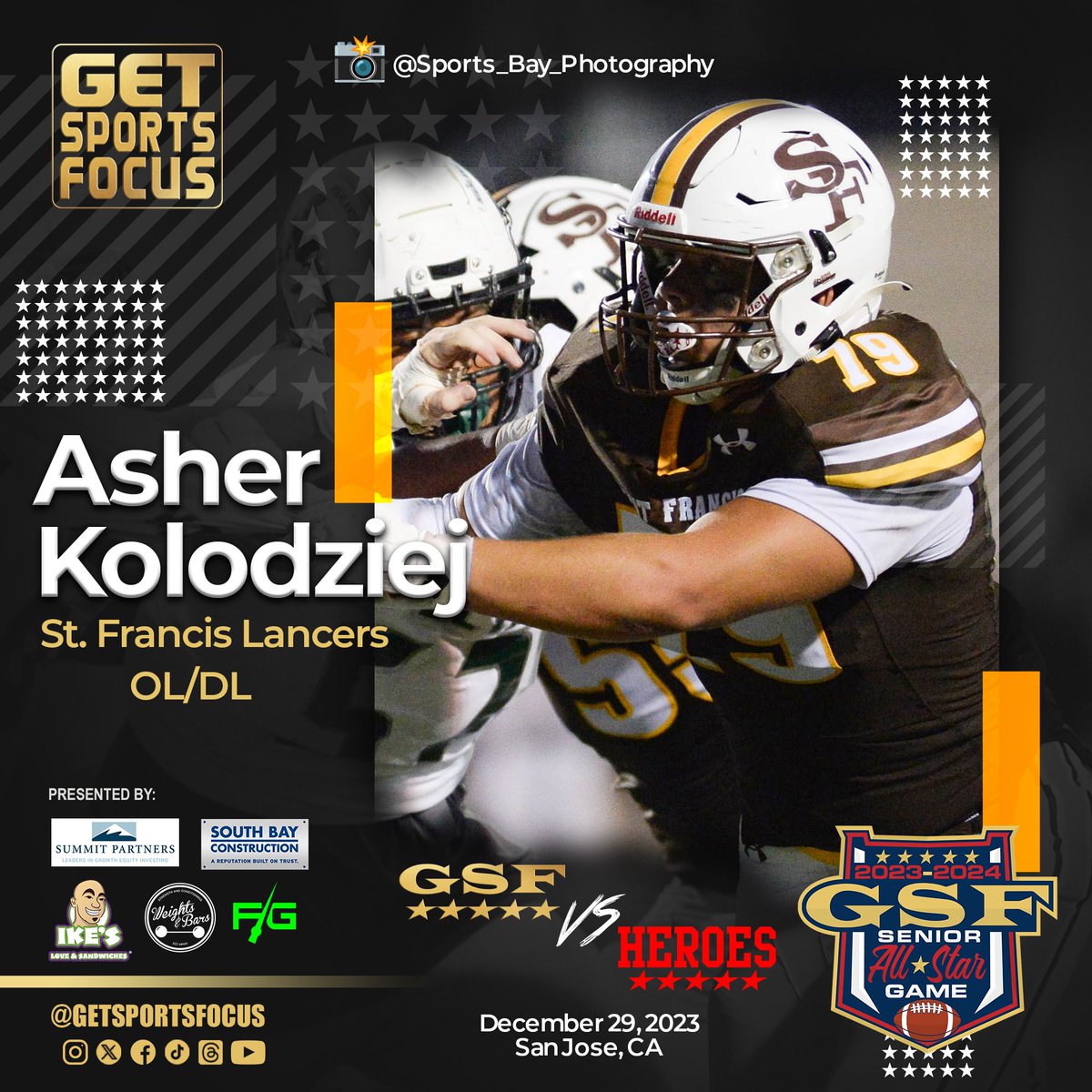 🌟GSF Senior All-Star🌟 @sfhsathletics ⚓️ @asher_kolodziej 😈 #LFG ✅ Follow @getsportsfocus