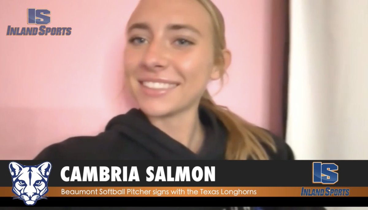🥎 Look for Beaumont softball standout Cambria Salmon on the show tonight, talking about signing with the Texas Longhorns!
📺 We’re LIVE &amp; Amplified at 6:05!
➡️  youtube.com/live/lYSM3hAmC…