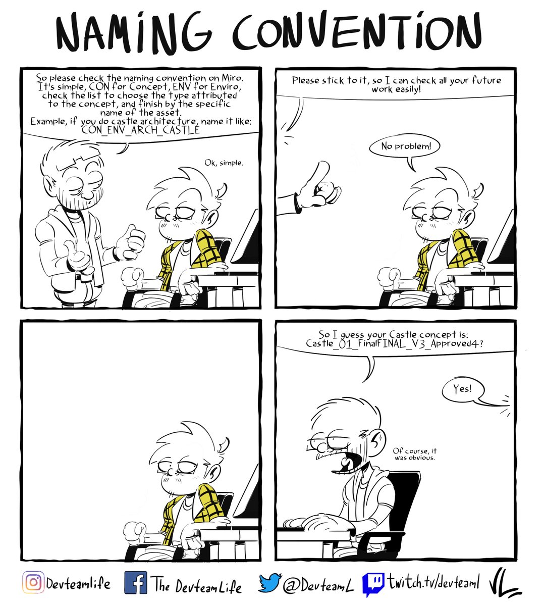 DevteamL's tweet photo. If you are looking for the character layer, it's "Layer 38"
#gamedev #videogamestudios #comics #strip #developers #devteam #gamedevjobs #videogames https://t.co/Y5TkSxLRq5