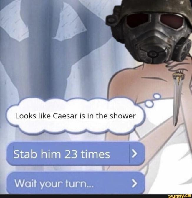 Stab that SOB even more.
It'll be funny, trust