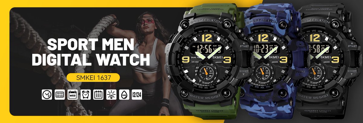 #skmei Sport men digital watch
"Stay fit and active with our advanced electronic sports watch! Track your workouts, monitor your health, and stay motivated to reach your goals. #sports #watch #fitness