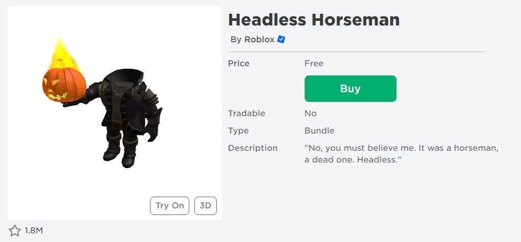 Roblox Trading News on X: New Limited, Head Extension Link