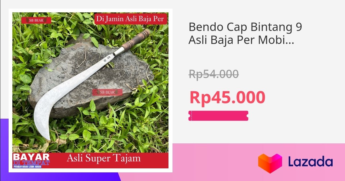 iniguueee's tweet photo. Check out Bendo Cap Bintang 9 Asli Baja Per Mobil Supe...Diskon 17%!Hanya Rp45.000!Dapatkan di Lazada sekarang! | https://t.co/7YD0AbxigC https://t.co/MsiaN0QTfK