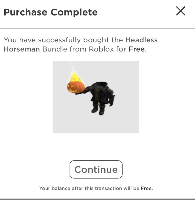 EventHunters - Roblox News on X: The official roblox headless is free…    / X