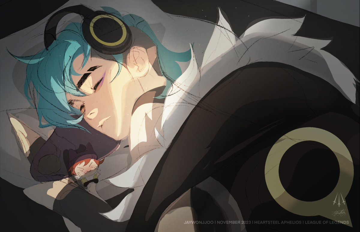 “I only put it on him because he looked cold” - Sett

#Heartsteel #Settphelios #Sett #Aphelios #LeagueofLegends #ArtofLegends