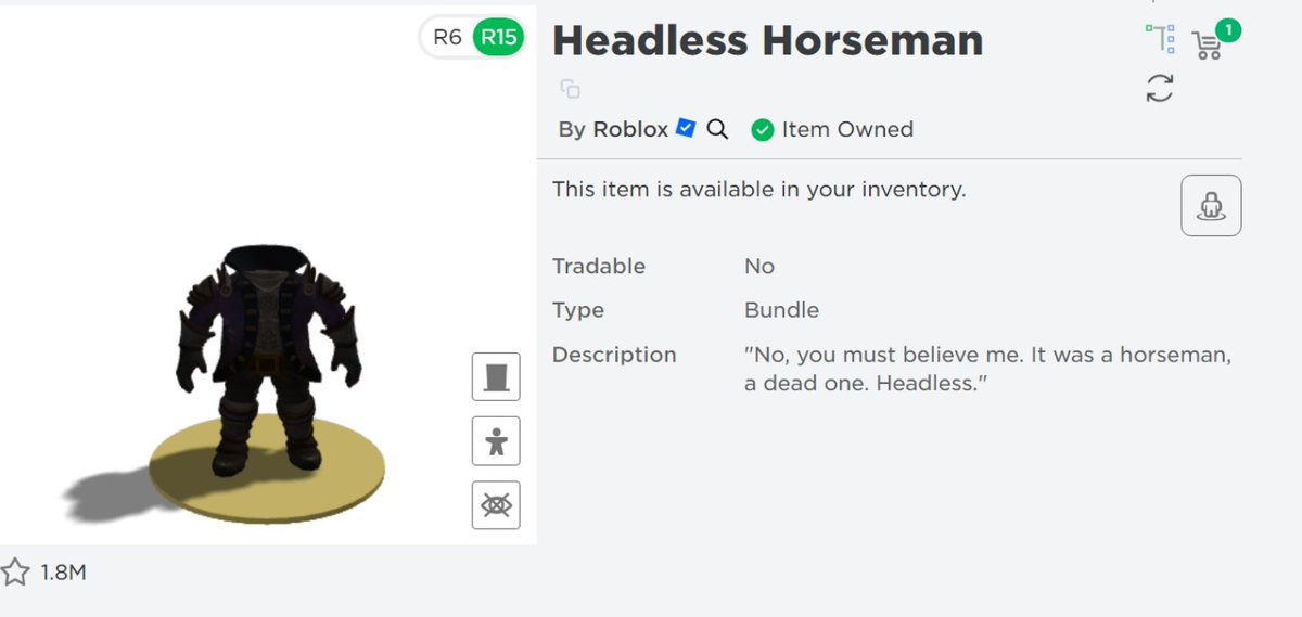 SillyBrew's tweet photo. WHY IS HEADLESS FREE?? https://t.co/6jFzXbtenn