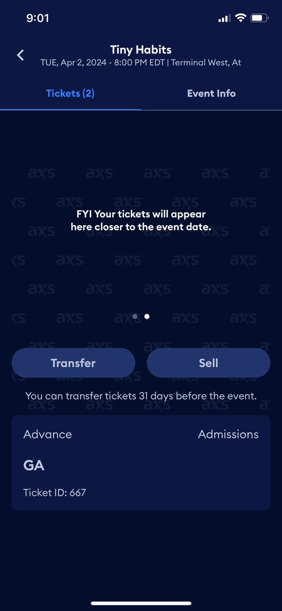 nrmlthing's tweet photo. looking to see if anyone would be interested in 2 tiny habits tickets in atlanta georgia 4/2/24!! wouldn’t expect payment until tickets are transferable :)
#TinyHabits #smallenough #littlebitfarther https://t.co/DOHVU7VYJd