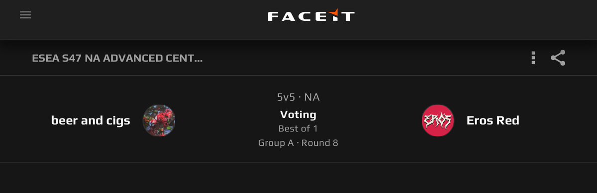 GAMETIME!

⚔️EROS RED vs Beer and Cigs
⏰ LIVE NOW
❓ESEA ADVANCED

#FightForEros | <a href="/ErosCSGO/">Eros CSGO</a>