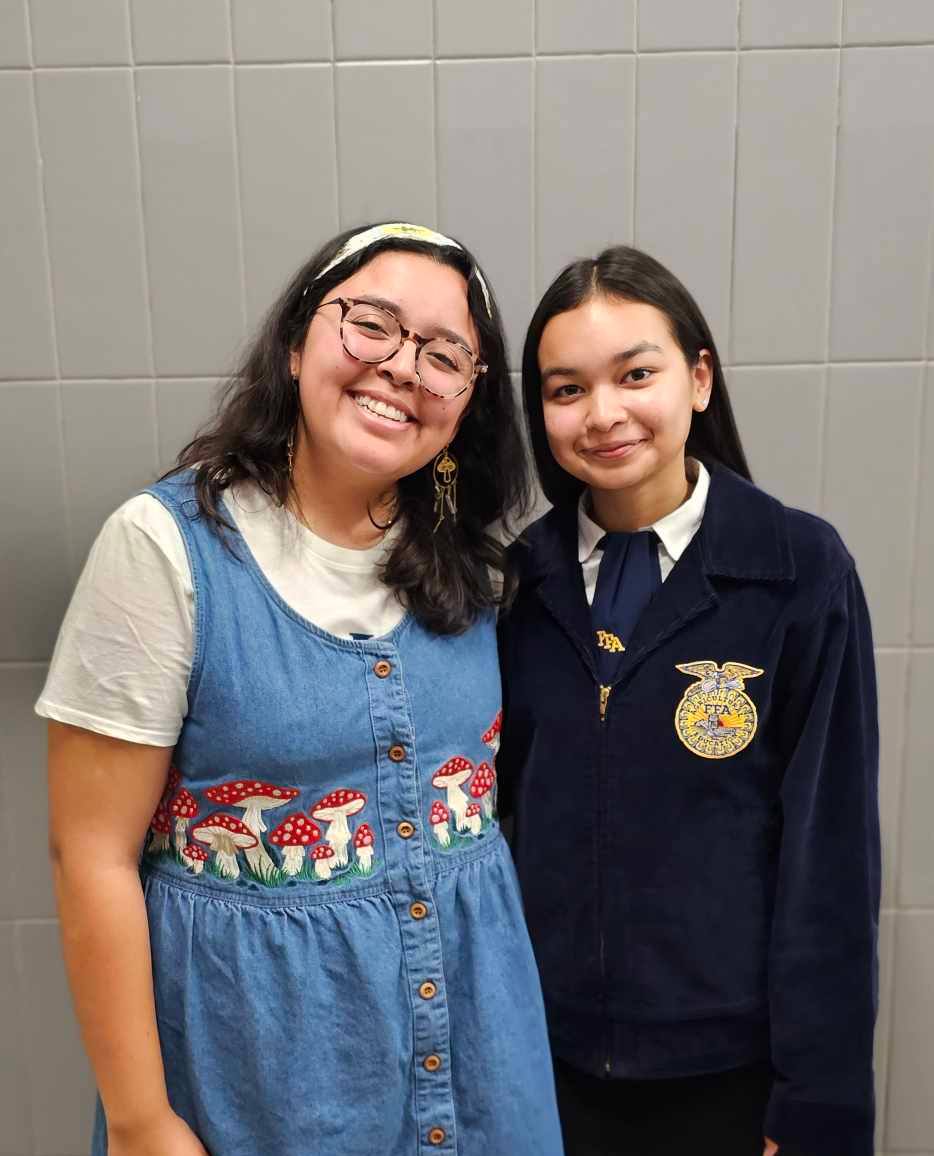 Lehmanffa's tweet photo. We would like to give the BIGGEST OF SHOUTOUTS to Jazmin Ceveda-Castillo and her coach Ms. Rodriguez! for placing 2nd at the Area VII LKDE Contest today! She now advances to the Texas FFA State LDE Contest! We are SO SO proud of her! Way to go Jazmin &amp; Ms. Rodriguez! https://t.co/3dlAGTSXcV