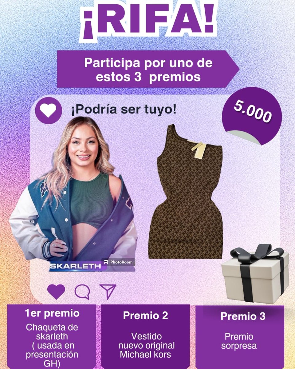 teamskarlethGH's tweet photo. @linamirrorball Hablen al instagram oficial @teamskarlethghchile 💖 https://t.co/tTNqSWHr2Q