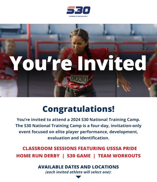 So excited to be a part of the Select 30 event at Space-coast this winter! I’m so grateful for this opportunity and I can’t wait to learn and grow there!