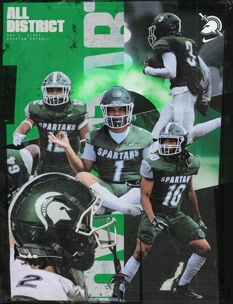 ALL-DISTRICT SPARTANS.

1st Team:
• Marvon Thompson, DB

2nd Team:
• Ramone Burkes, OL
• Jonah Tall, RB
• Alijah Bailey, DE
• Me'Air Moore, LB