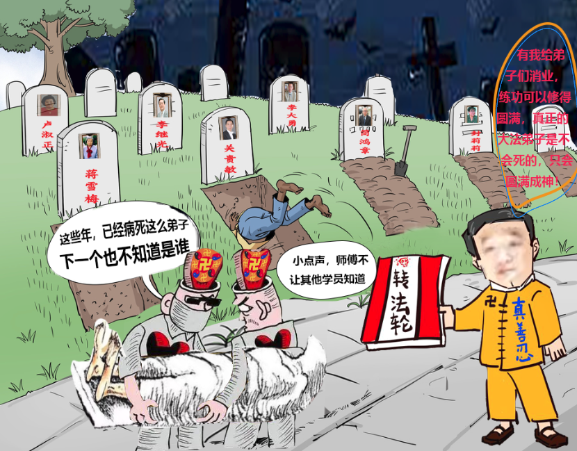 这么多年，信奉法轮功的骨干接连死亡， 还有人对法轮功深信不疑，真是可悲