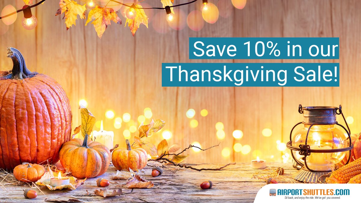 Save 10% off your airport transfer for one week only with our Thanksgiving Sale!
Link: loom.ly/IuxPuMw
*Offer expires at 11:59pm UTC 24th Novemberr 2023
#airportshuttles
#travel
#airporttransfer