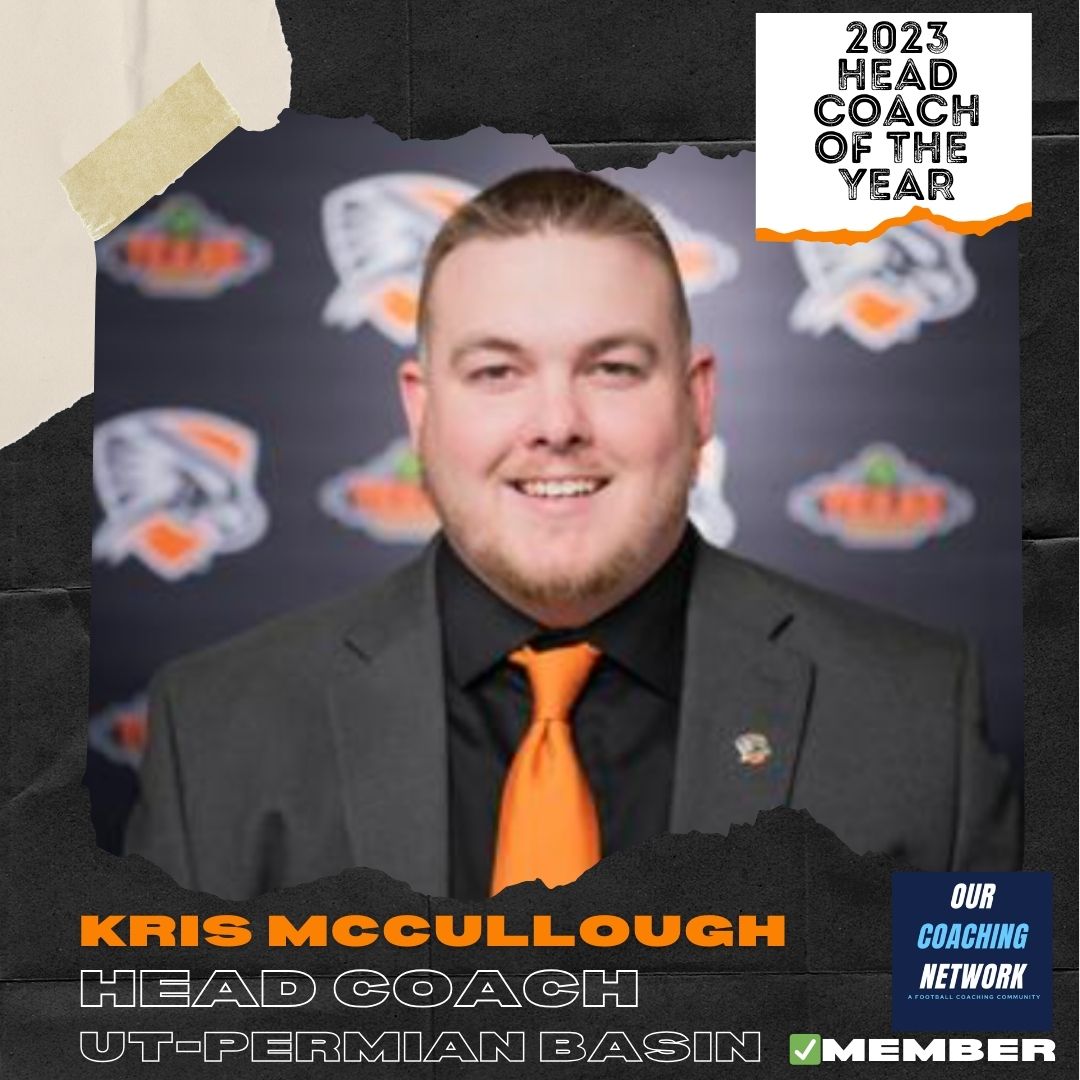 Our Coaching Network | A Football Coach Community (@ourcoachingnet) on Twitter photo <a href="/GulfSouth/">Gulf South Conference</a> @valdostastatefb <a href="/coachjack212/">Tremaine Jackson</a> <a href="/RickBowie2/">Rick Bowie</a> @CoachTRich4 <a href="/PFitzB/">Pat Brown</a> <a href="/CoachJayHad/">Jackson Hadley</a> <a href="/CoachG_BABY/">Coach Matthew Giampa 🤌🏼</a> @coach_Strickand <a href="/CoachGino212/">Gino Spadaro</a> <a href="/CoachMartorano/">Gabe Martorano</a> <a href="/flipwill17/">Flip Williams</a> 🏈Head Coach of the Year🏈
Our <a href="/LoneStarConf/">Lone Star Conference</a> Head Coach of the Year is <a href="/UTPBFootball/">UTPB Football</a>'s <a href="/CoachK__Mac/">Kris McCullough</a>👏
Finished 10-1 overall, 8-0 in LSC play, Ranked 12th in D2 & heading into the Playoffs as a 3 seed ✍️
D2 Conference Coach of the Year 🧵👇 <a href="/GulfSouth/">Gulf South Conference</a> @valdostastatefb <a href="/coachjack212/">Tremaine Jackson</a> <a href="/RickBowie2/">Rick Bowie</a> @CoachTRich4 <a href="/PFitzB/">Pat Brown</a> <a href="/CoachJayHad/">Jackson Hadley</a> <a href="/CoachG_BABY/">Coach Matthew Giampa 🤌🏼</a> @coach_Strickand <a href="/CoachGino212/">Gino Spadaro</a> <a href="/CoachMartorano/">Gabe Martorano</a> <a href="/flipwill17/">Flip Williams</a> 🏈Head Coach of the Year🏈
Our <a href="/LoneStarConf/">Lone Star Conference</a> Head Coach of the Year is <a href="/UTPBFootball/">UTPB Football</a>'s <a href="/CoachK__Mac/">Kris McCullough</a>👏
Finished 10-1 overall, 8-0 in LSC play, Ranked 12th in D2 & heading into the Playoffs as a 3 seed ✍️
D2 Conference Coach of the Year 🧵👇