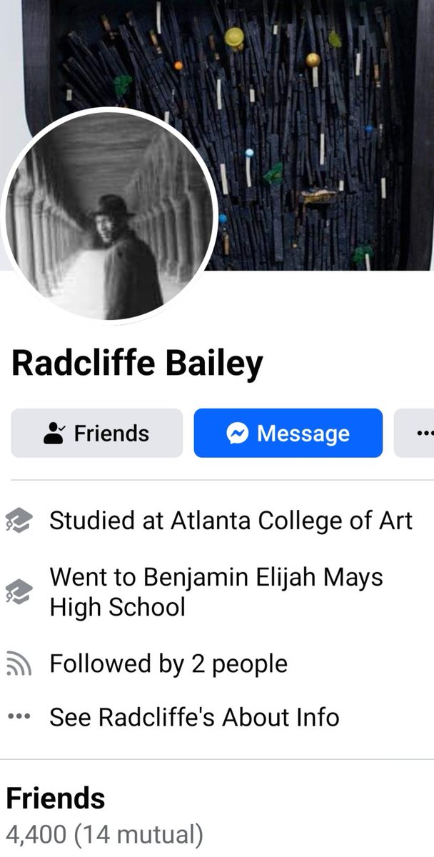 Roop_'s tweet image. R.I.P. My Friend. Fame Artist Radcliffe Bailey.