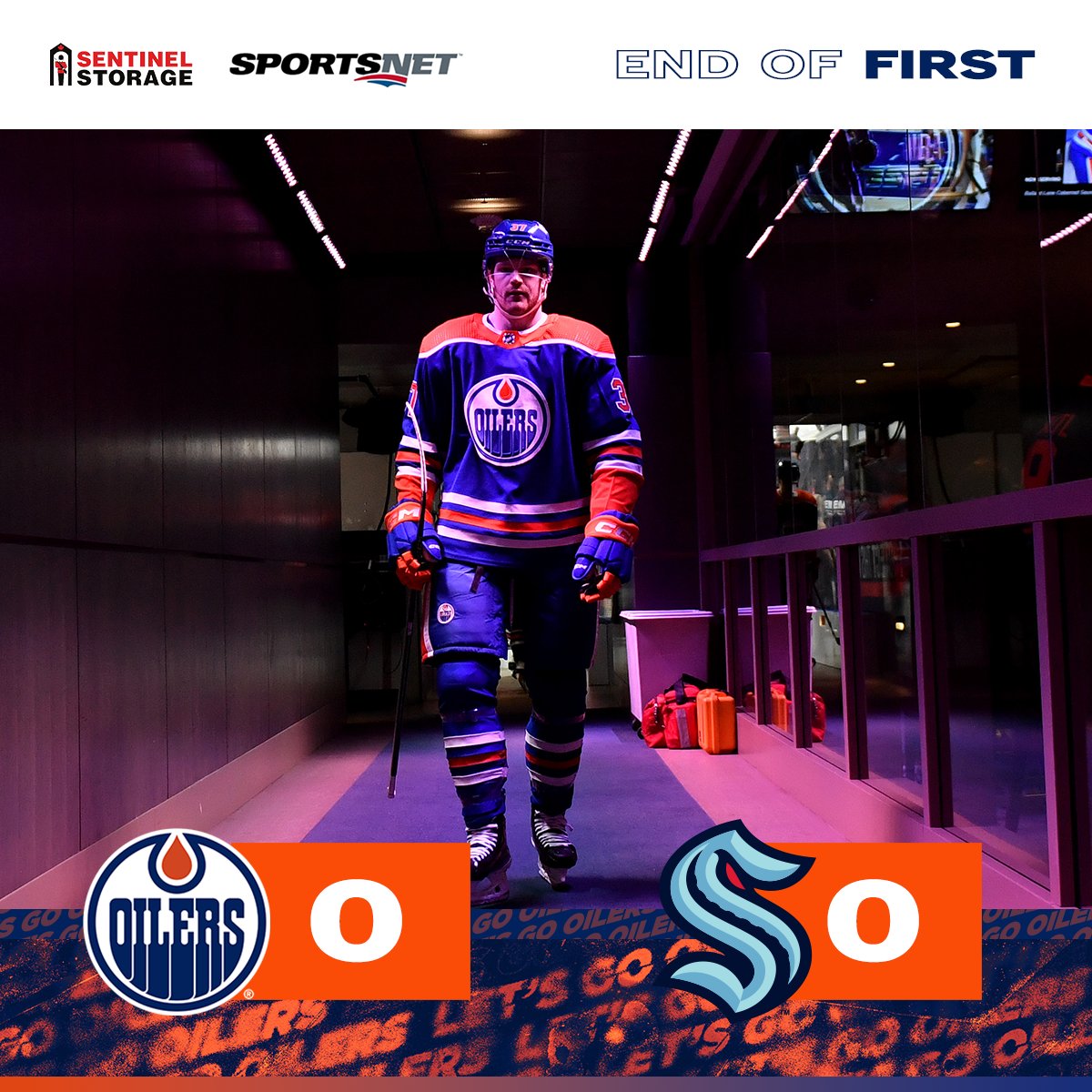EdmontonOilers's tweet photo. No score after one but...the Jonas Brothers are here?!?!?!?

@sentinelstorage | #LetsGoOilers https://t.co/LYQvqeC7nt