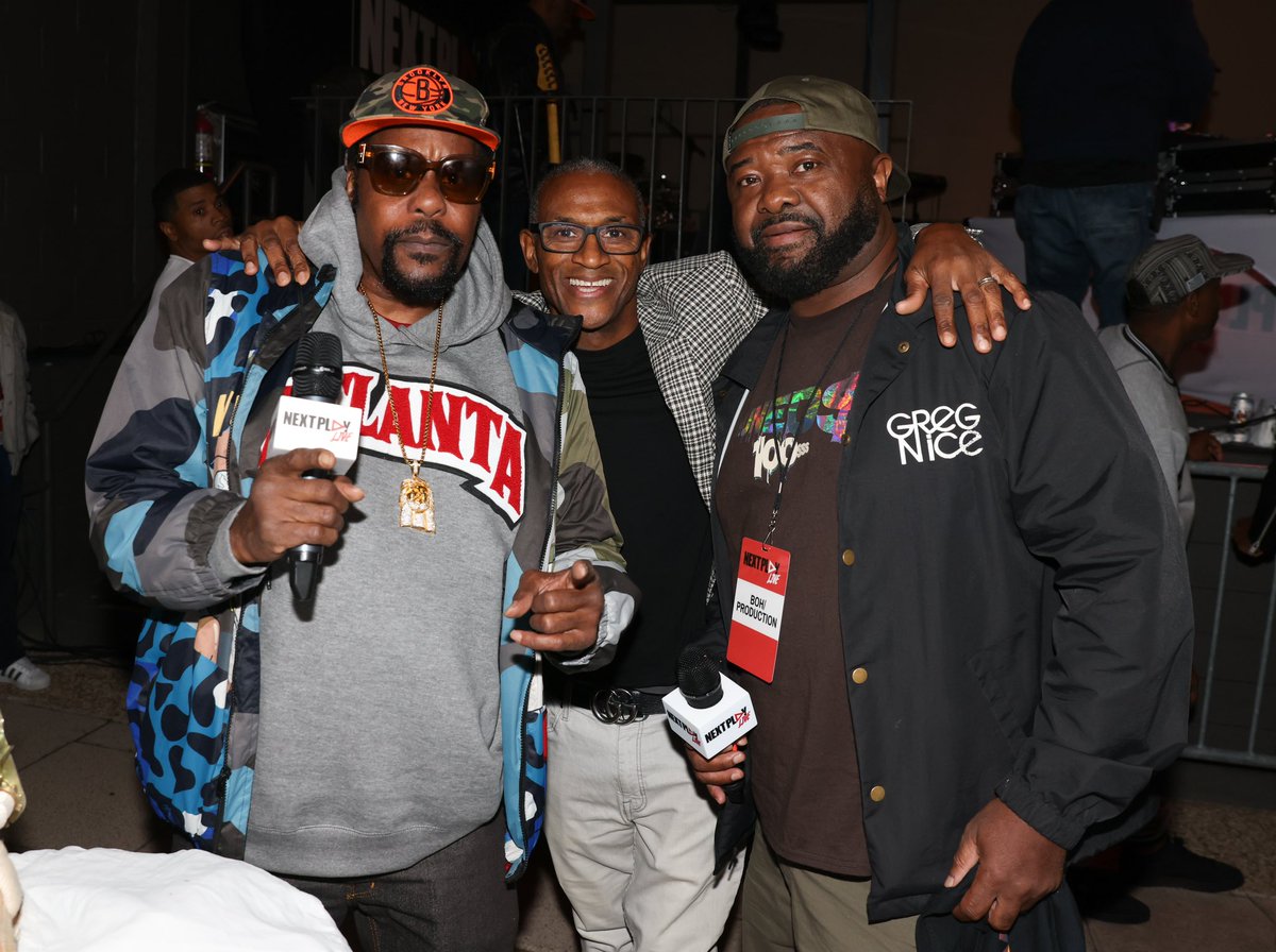 Nextplay_LIVE's tweet photo. Our Nextplay LIVE event wouldn’t be complete without our legendary Hip Hop DJs,  The Awesome 2 aka Teddy Tedd  &amp; Special K.  The Awesome 2 curated the music vibes throughout the event. https://t.co/90bqldpX7j