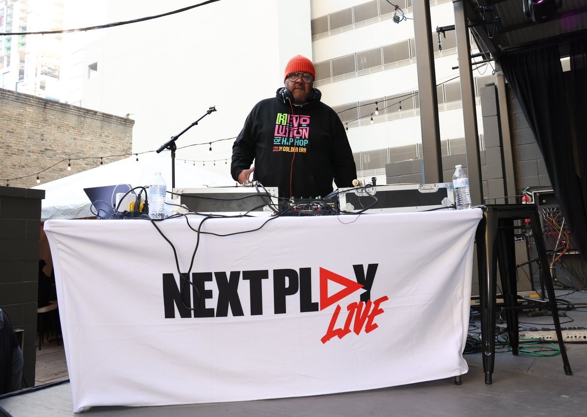 Nextplay_LIVE's tweet photo. Our Nextplay LIVE event wouldn’t be complete without our legendary Hip Hop DJs,  The Awesome 2 aka Teddy Tedd  &amp; Special K.  The Awesome 2 curated the music vibes throughout the event. https://t.co/90bqldpX7j