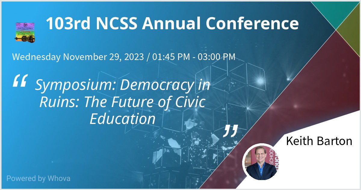 Check out this #CUFA2023 and #NCSS2023 session that Elizabeth Washington and I organized on what to do when constitutional democracy has failed. Featuring @DrLaGarrettKing @Liching_Ho @engebretsonk @alexandercuenca @ferociousgold Jillian Carter Ford, and discussant Judy Pace.