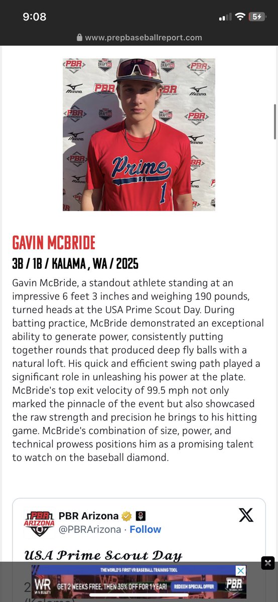 Gavin McBride tweet media