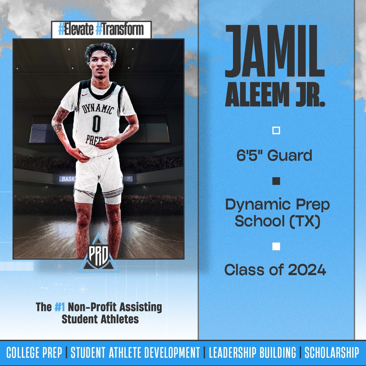 #PRO Elevation Inc. | #PRO Movement Athletics (@pro_movement1) on Twitter photo 🚨NEW TO TEXAS🚨
🏀’24 <a href="/JamilAleemjr/">Jamil Aleem</a> (Dynamic Prep) is playing at one of the TOP PREP SCHOOLS in Texas…
📝Aleem Jr. Is a 6’5” EXPLOSIVE GUARD with elite athleticism 🧨
🛣️Coaches near by, please take a look and check him out✔️
💻Prospect Info⤵️
pro-elevation.com/jamil-aleem-jr/ 🚨NEW TO TEXAS🚨
🏀’24 <a href="/JamilAleemjr/">Jamil Aleem</a> (Dynamic Prep) is playing at one of the TOP PREP SCHOOLS in Texas…
📝Aleem Jr. Is a 6’5” EXPLOSIVE GUARD with elite athleticism 🧨
🛣️Coaches near by, please take a look and check him out✔️
💻Prospect Info⤵️
pro-elevation.com/jamil-aleem-jr/