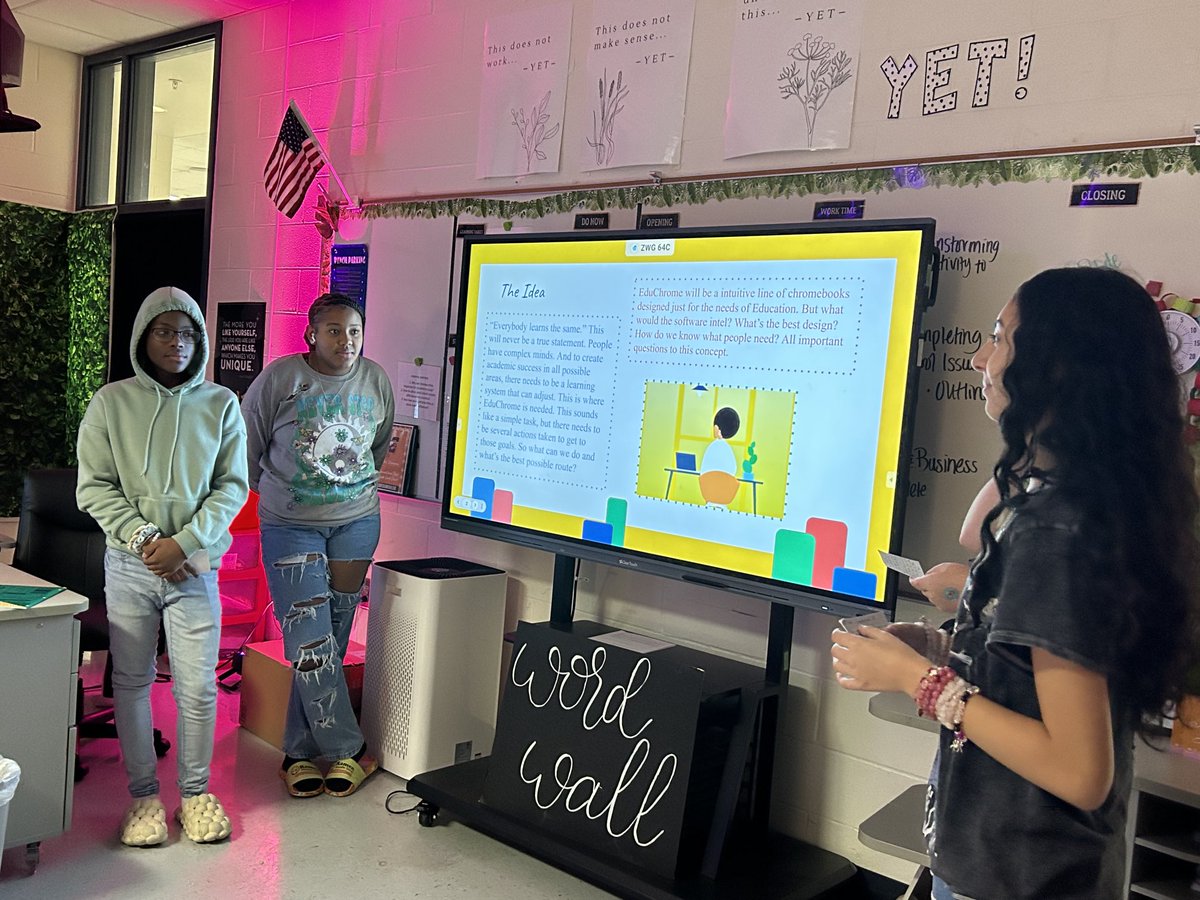 MsFagin's tweet image. I spent 2 wonderful days ⁦@CarverRoadMS⁩ w/ students as they delved into the future of ed &amp;amp; redesigned Chromebooks! They did incredible presentations, &amp;amp; I know they will impact society as they grow! #FaginatorTech #GoogleChampions #GoogleEDU needs to hire them and me!