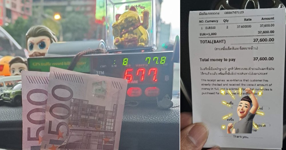 MothershipSG's tweet photo. Thailand taxi driver gets S$1,406 tip on S$25 ride for sending passenger to airport fast
https://t.co/ToJAzSWG3H https://t.co/4BhFTzv5c0